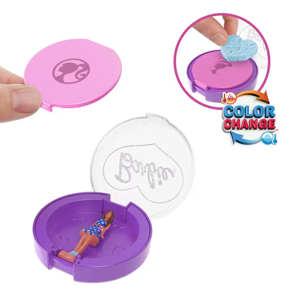 Bonecas Barbie Mini BarbieLand Fashionistas, 3,8 cm, Estojo de Blush
