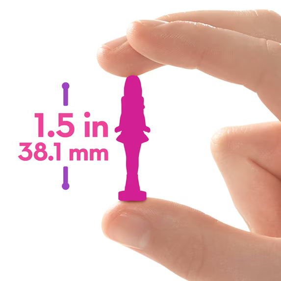 Bonecas Barbie Mini BarbieLand Fashionistas, 3,8 cm, Estojo de Blush