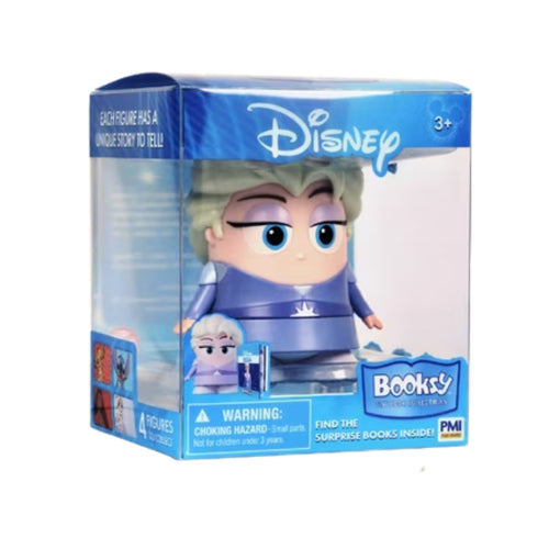 Booksy Disney Edition Elsa Collectible Figure with Tiny Storybook