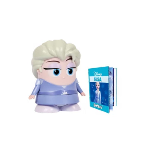 Booksy Disney Edition Elsa Collectible Figure with Tiny Storybook