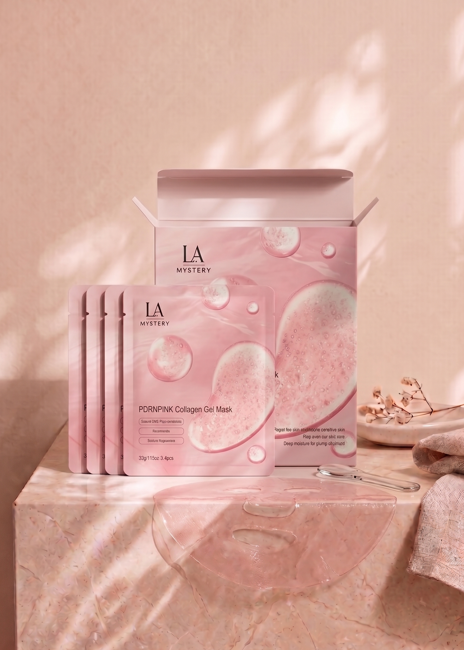Máscara Facial de Colágeno PDRNPINK - La Mystery