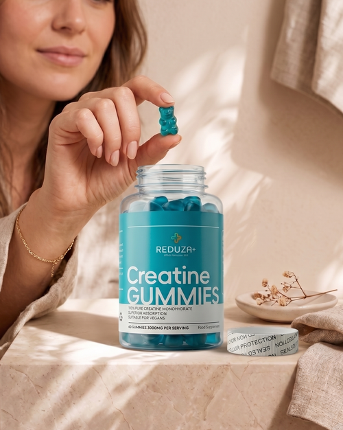 Gummies de Creatina 100% Pura 3000mg REDUZA+