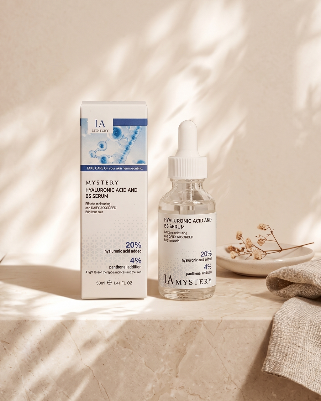 Hyaluronic Acid & B5 Hydrating Serum 30ml – LA Mystery
