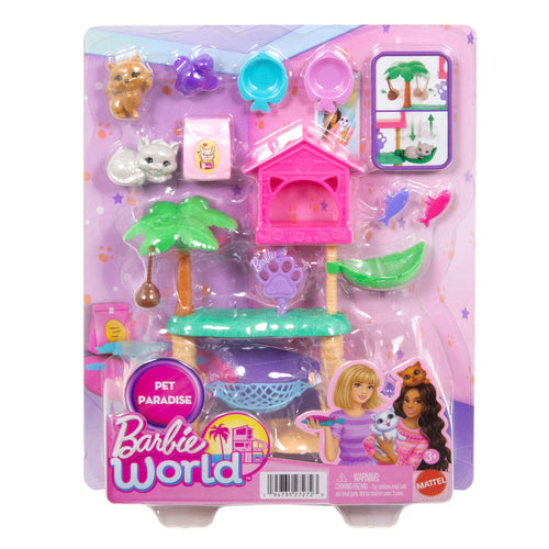 Barbie World Pet Paradise Kitty Playset