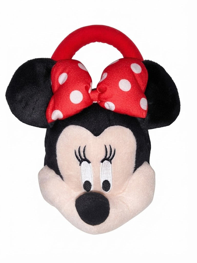 Bolsa de pelúcia Minnie Vestido Vermelho Alça Curta